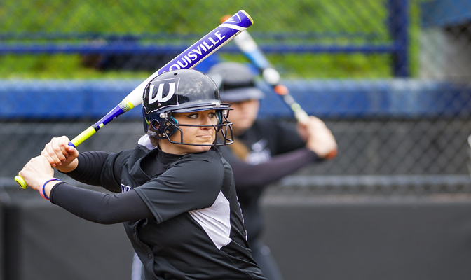 Western Washington's Emily Benson had a monster week at the plate, finishing 14 for 23 with five home runs, 16 RBI and 11 runs scored.